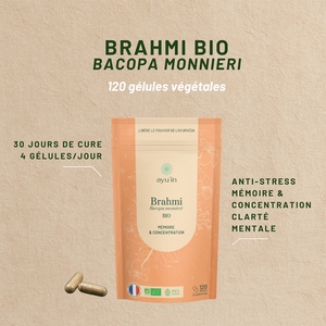 Brahmi Bio – 120 Gélules