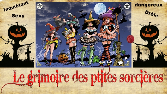 Image de couverture de la collecte Le Grimoire des p'tites sorcières