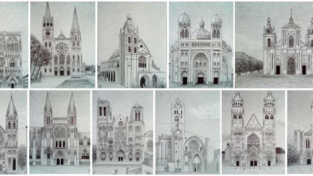 Cover image of the project 188 Cathédrales de France en 188 jours