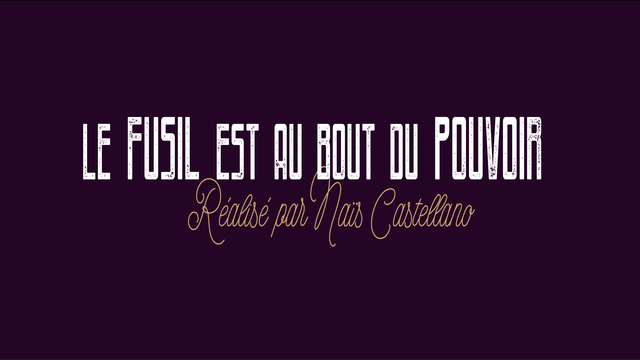 Imagen de portada del proyecto Le Fusil est au Bout du Pouvoir, le film