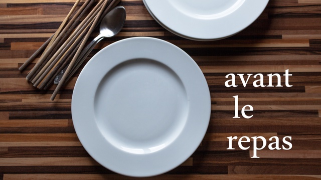 Cover image of the project Avant le repas