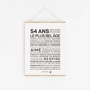 Affiche "54 ans"