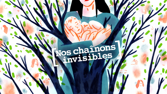 Imagen de portada del proyecto Nos chaînons invisibles, un podcast né sous X