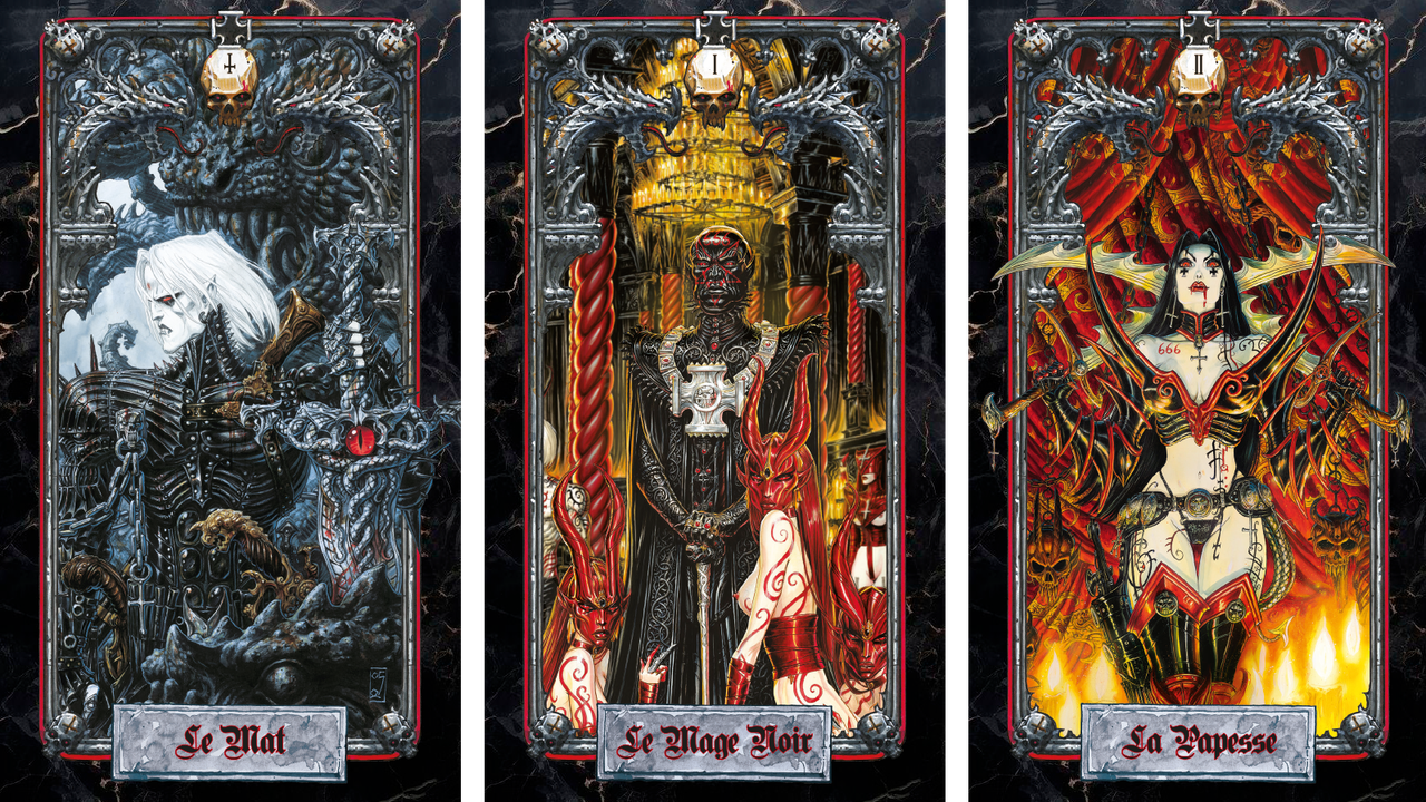 Tarot divinatoire Requiem, illustré par Olivier Ledroit