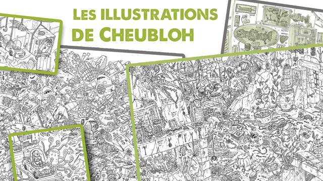 Cover image of the project Les Illustrations de Cheubloh