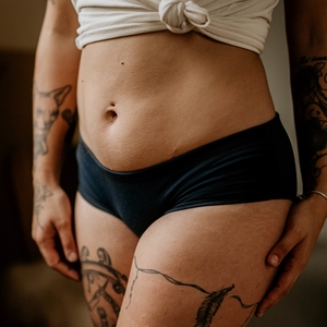 Le Suzette - shorty menstruel marine