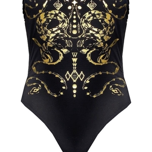 Maillot de bain une pièce bustier Aloha Black Ophis
