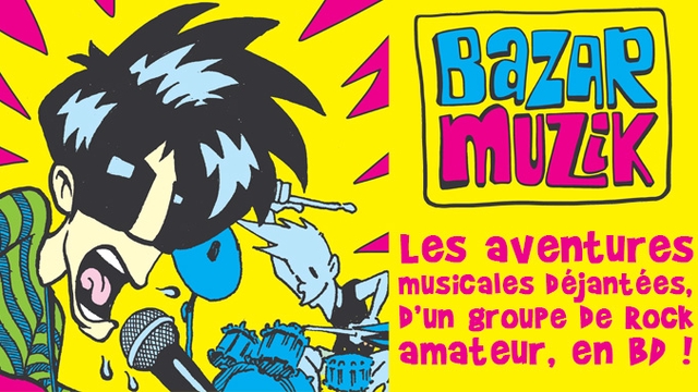 Cover image of the project Bazar Muzik, la BD !
