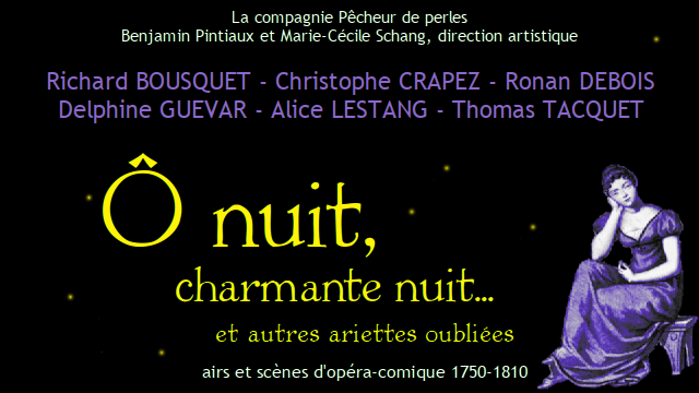 Cover image of the project O nuit, charmante nuit et autres ariettes oubliées