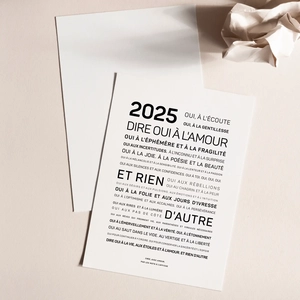2025, dire oui à l'amour