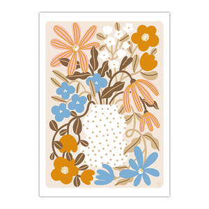 Affiche - Myosotis & Capucine