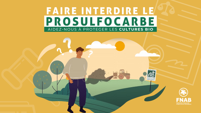 Cover image of the project Aidez-nous à faire interdire le prosulfocarbe !