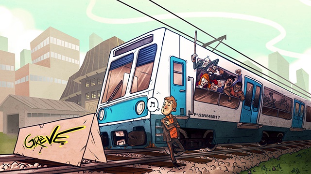 Cover image of the project Cheminot Simulator, la satire du rail