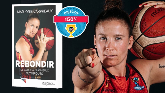 Cover image of the project « Rebondir », la bio de Marjorie Carpréaux, star du basket