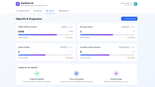 ZenFlow IA – L’outil malin qui automatise et libère les pros - Ulule
