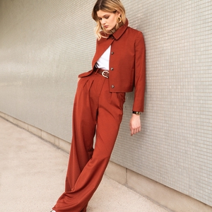 Pantalon palazzo - Auburn