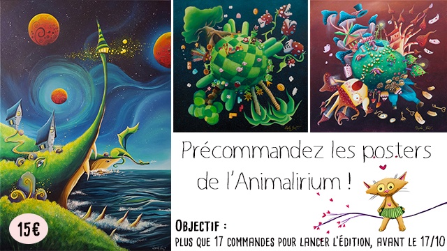 Cover image of the project Les posters de l'Animalirium !