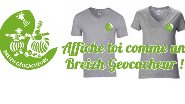 Cover image of the project Des Tee-shirt Breizh Geocacheurs