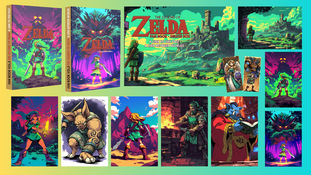 Cover image of the project The Legend of Zelda A link To the Past Fan Book Deluxe