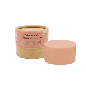 Crème solide enrichie en huile de noisette
