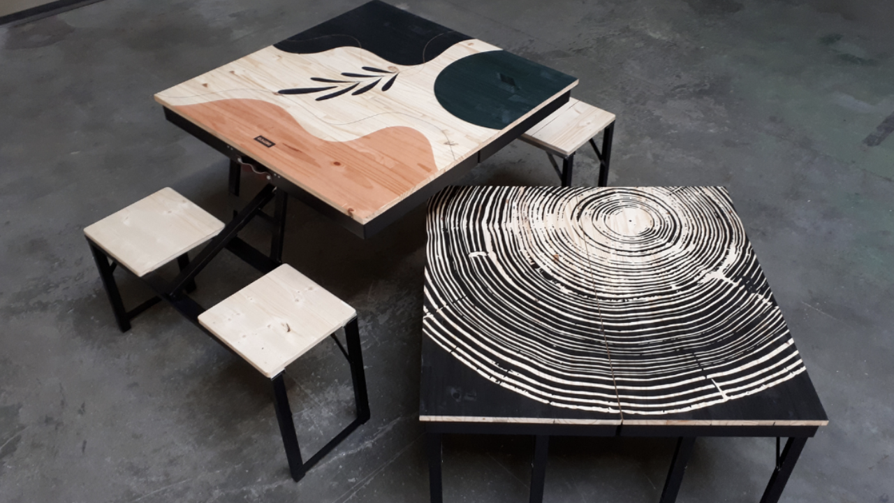 Dezyco : Table 3 en 1 Design, Éco-responsable
