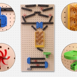 Jeu de billes Quarkball pour pegboard