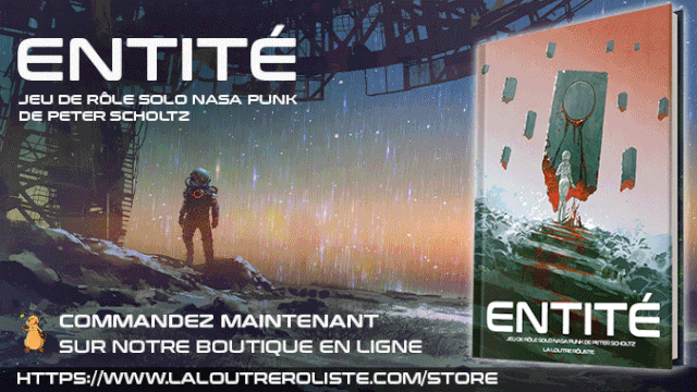 Cover image of the project ENTITÉ - Jeu de Rôle solo NASA PUNK