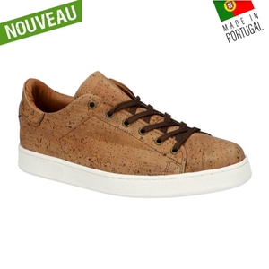 Chaussures - Baskets en liège naturel couleur Camel