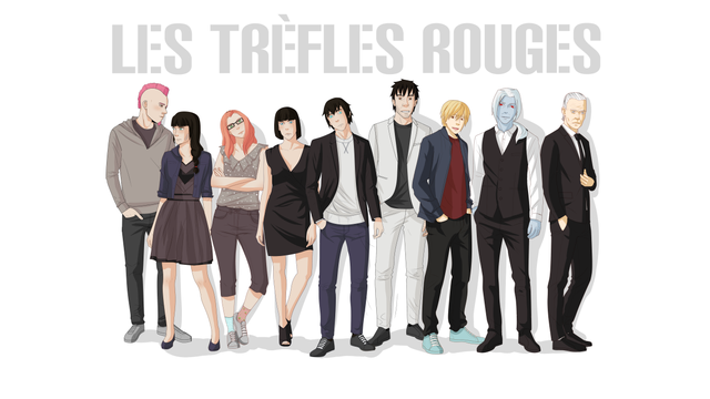 Cover image of the project Les Trèfles Rouges - Tome 1