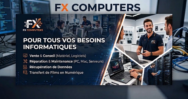 Soutenez FX Computers -votre expert informatique