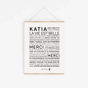 Affiche "Merci à toi"