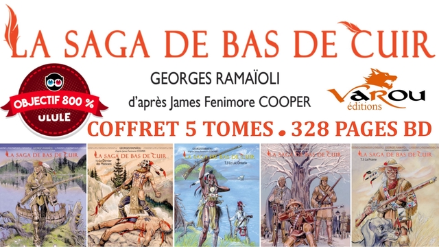 Cover image of the project La saga de Bas de Cuir Coffret 5 BD