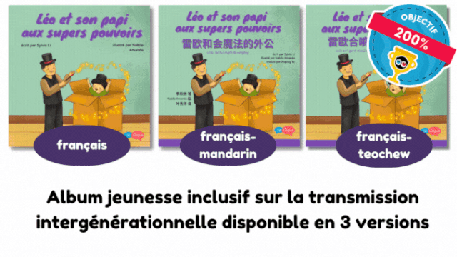 Cover image of the project Léo et son papi aux supers pouvoirs