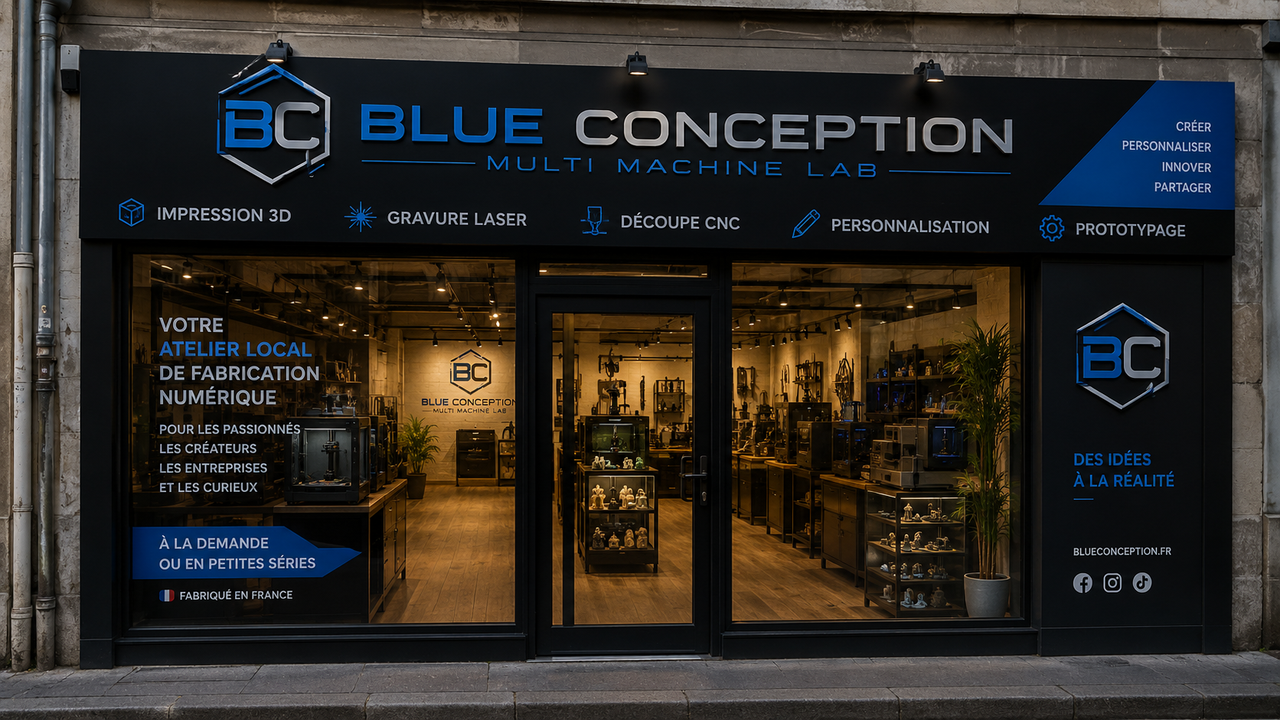 Ouvrons ensemble Blue Conception Multi Machine Lab