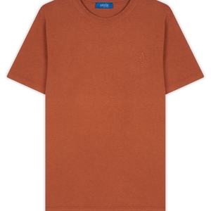 Tshirt en coton biologique rouille