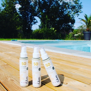 Lot de 2 x Crème "fluide" solaire minérale 50