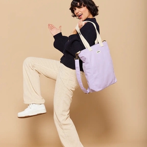 Cabas vertical Paul lilas