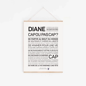 Affiche "Cap ou pas cap"