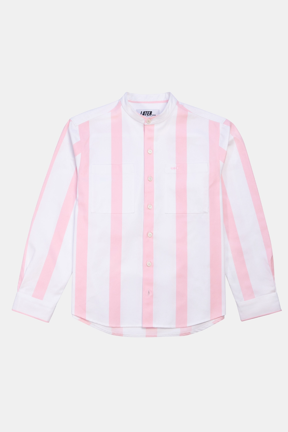07. Chemise oversize en coton rayée