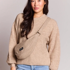Sac banane Andrea Laine Beige