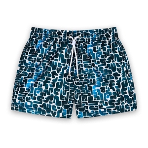 Short de bain Dérive bleu