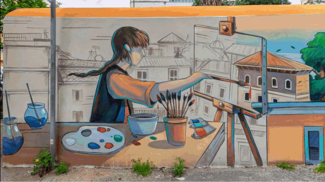 Immagine di copertina del progetto Il Murales della Scuola Manzoni