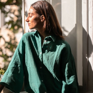 Chemise Mimosa - Vert Sapin