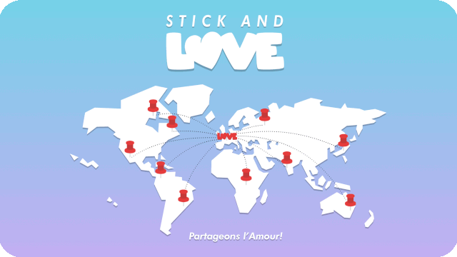 Cover image of the project Stick & LOVE : partageons l'Amour !
