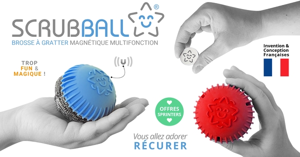 SCRUBBALL: La Boule à Gratter Magnétique & Multifonctionelle