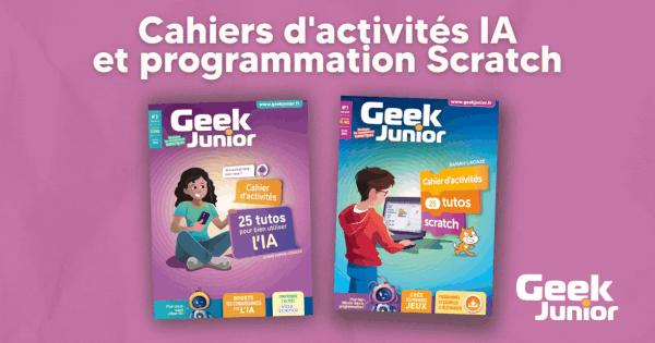 Cahiers d'activités IA et programmation - Geek Junior