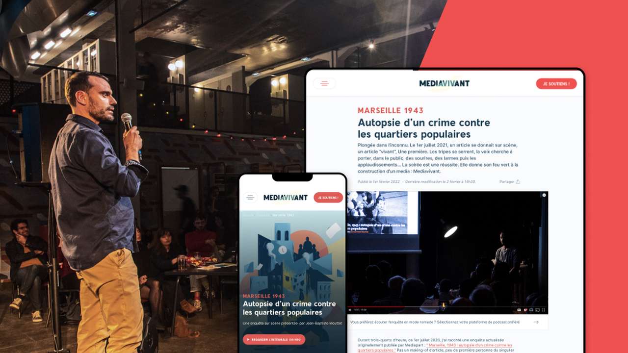 Mediavivant enquête sur scène à Marseille et sur vos écrans - Ulule