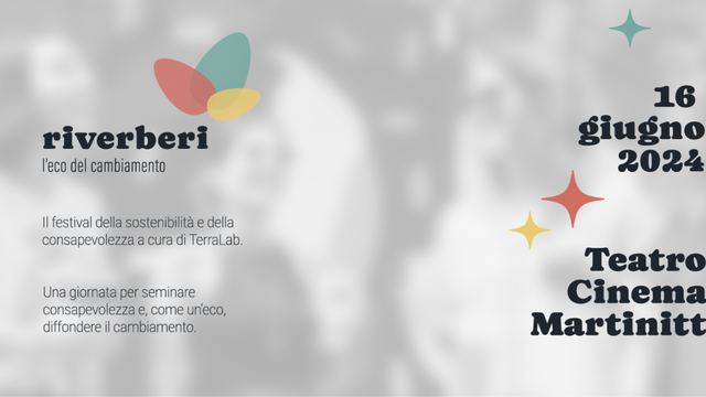 Immagine di copertina del progetto Riverberi, Festival della sostenibilità a cura di TerraLab