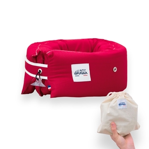 Coussin de voyage / Framboise