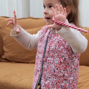 Gilet bébé et enfant Grenade-Amande